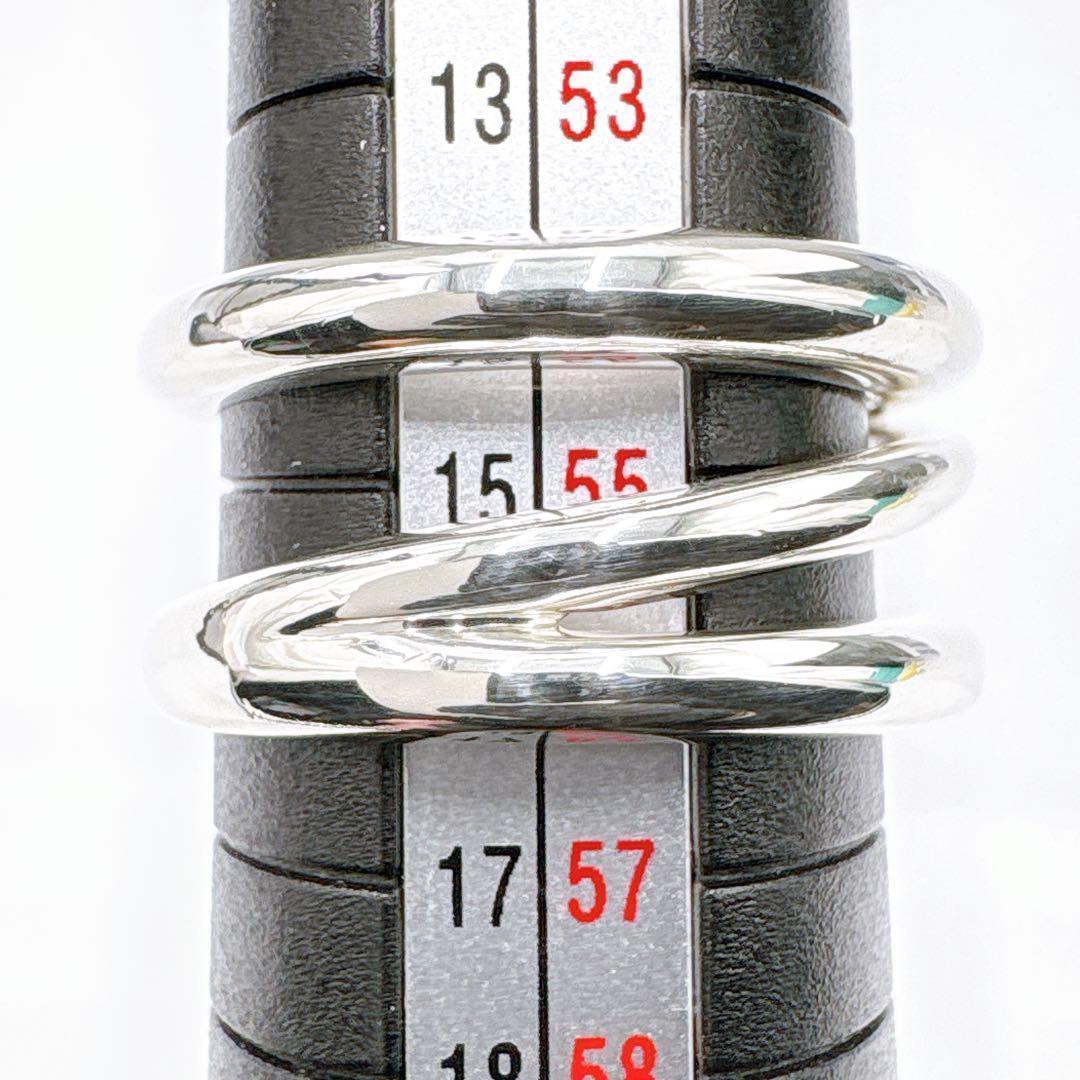 極美品 オールドティファニー リング 15号 シルバー925