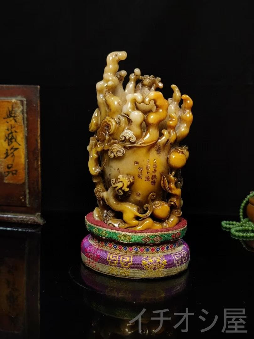 本鼈甲 棗なつめ 箱付 茶道具 べっ甲 茶筒 茶器 定価65