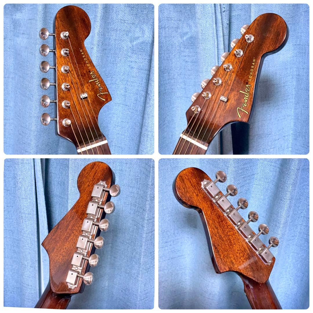 牛骨】Fender☆SONORAN！アコギ！【弾き易く調整☆新品の弦】