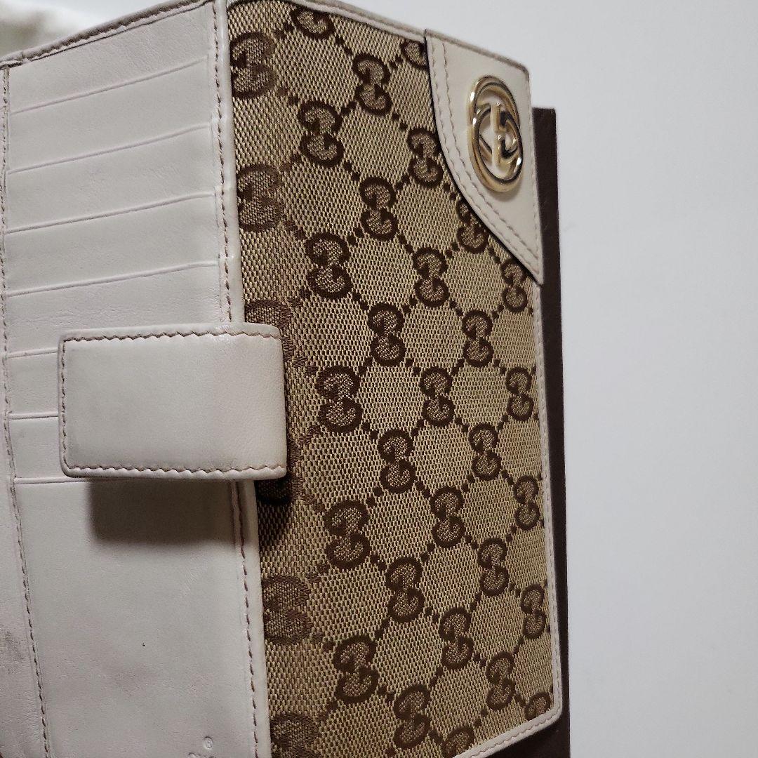 GUCCI GGモノグラム 三つ折り財布