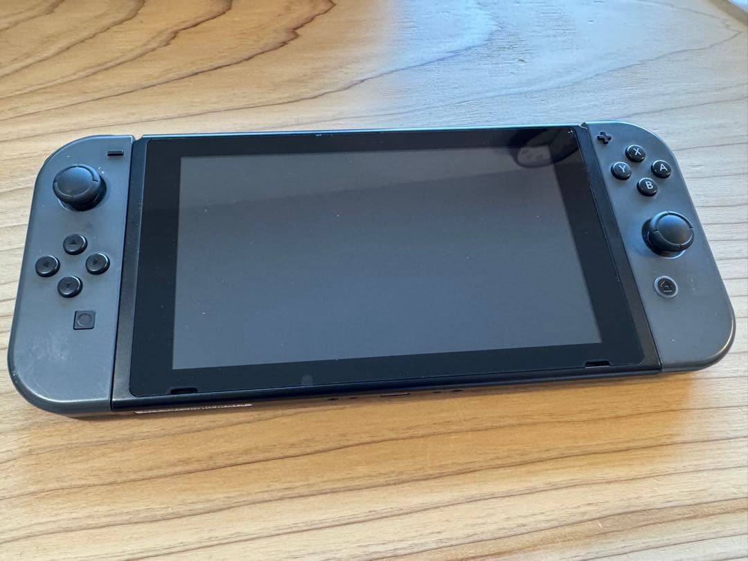 【美品】Switch 本体 <後期型 HAC> グレー ケース/SD付き