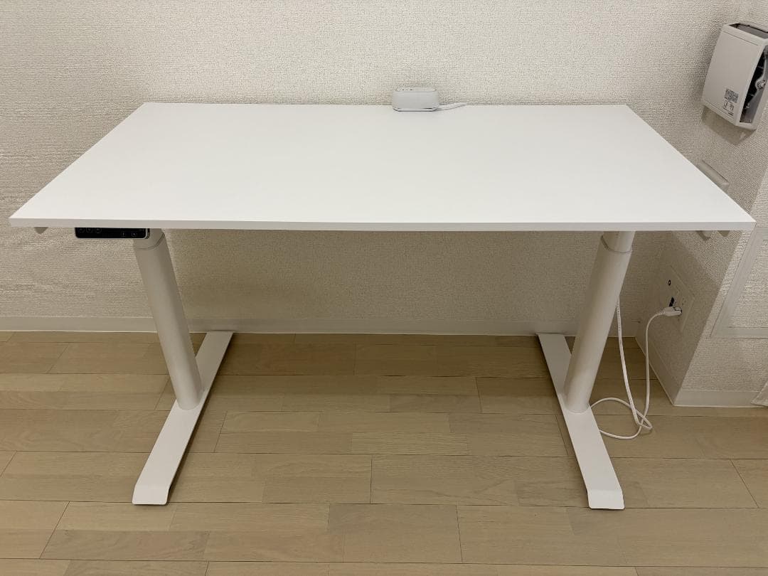 FLEXISPOT E8 電動式昇降デスク ホワイト（天板なし）