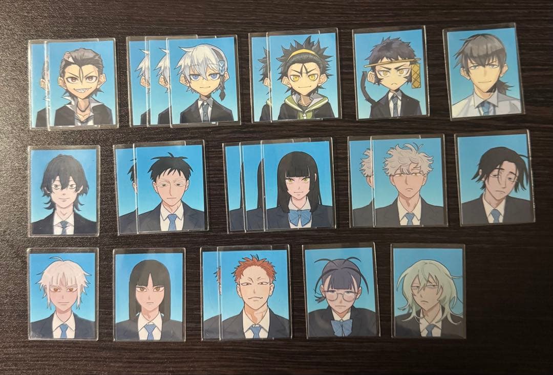 証明写真風ステッカーランダム5枚セット（33種＋シークレット2種