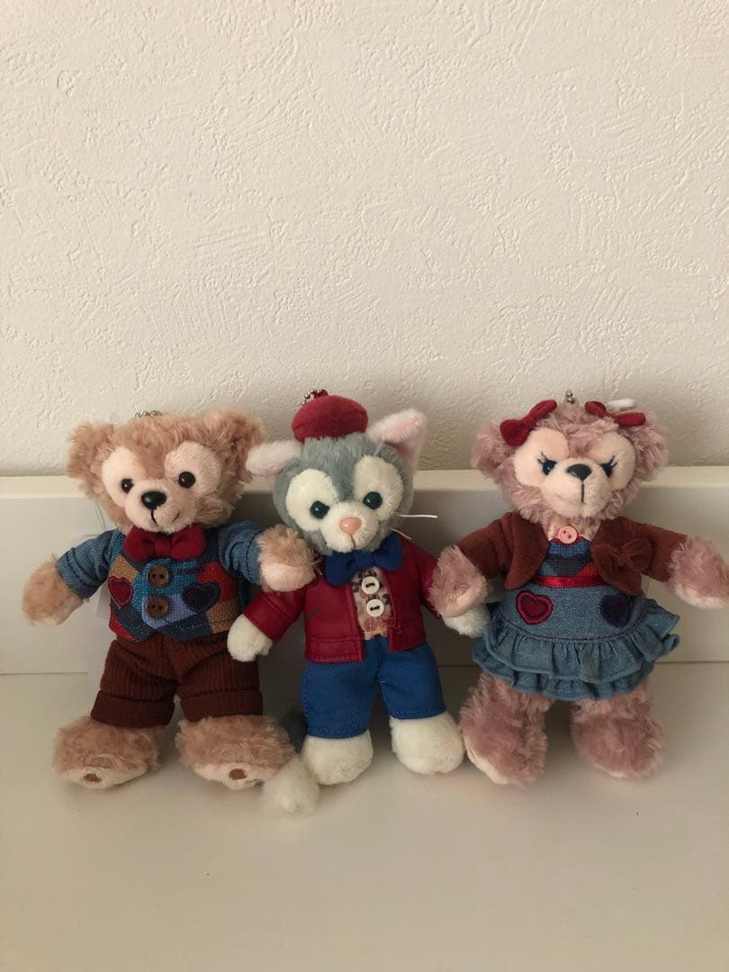 新品タグ付❣ディズニー ダッフィー シェリーメイ ジェラトーニ ぬいば