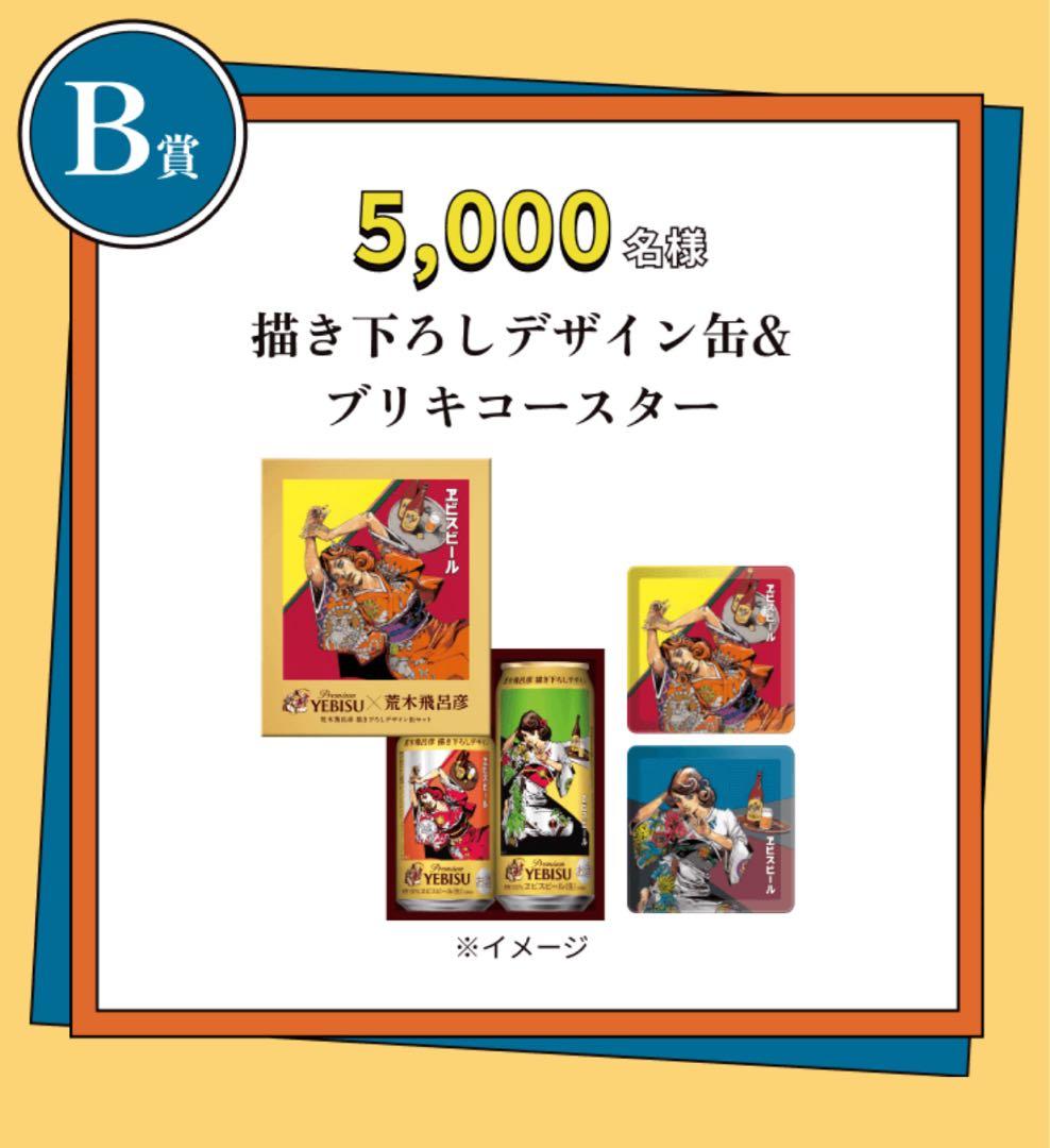 荒木飛呂彦描き下ろしデザイングッズが当たるキャンペーン」 B賞 [当選