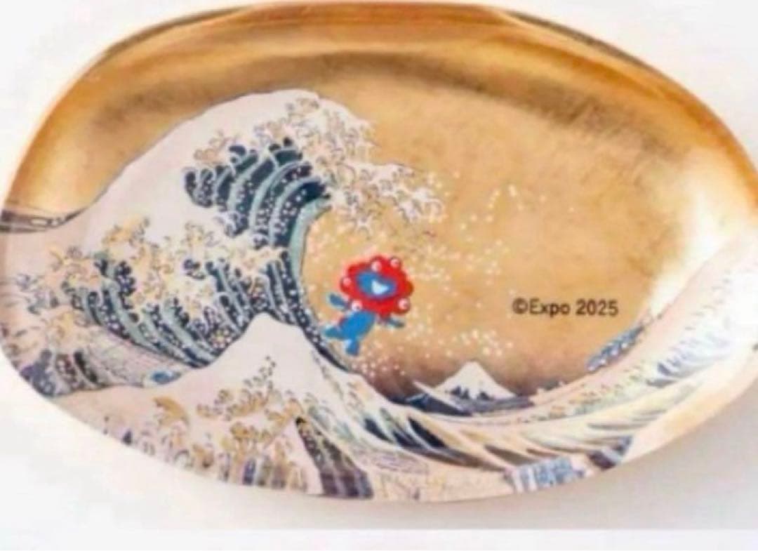 ミャクミャク 箔一 ガラストレー 波 関西万博 オフィシャルストア