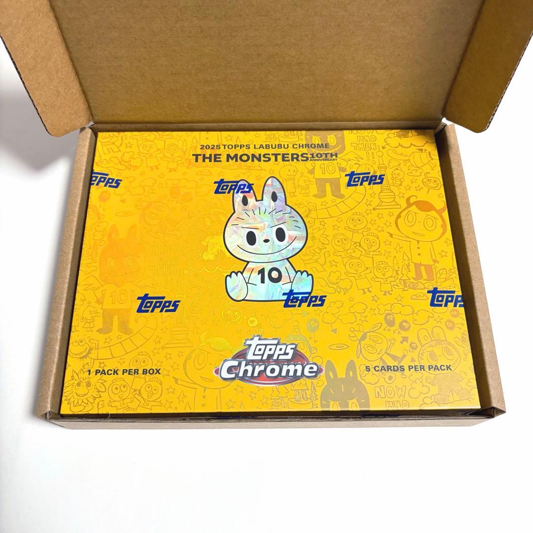 Topps Chrome 10周年記念ボックス ラブブ カード labubu - メルカリ