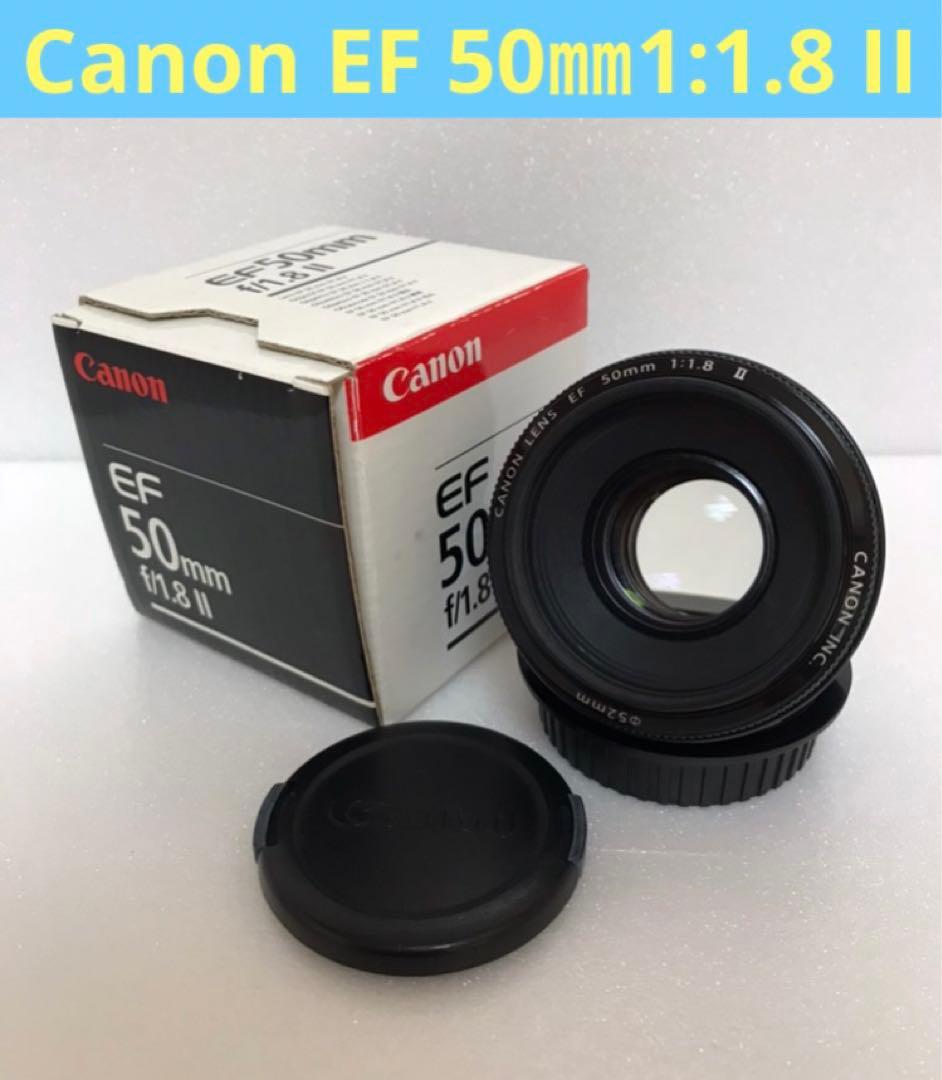 フルサイズ対応 /単焦点レンズ CANON EF 50mm F1.8 II 単焦点レンズ フル