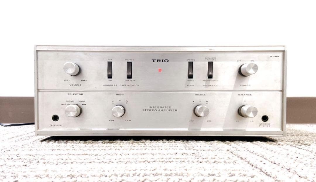 TRIO W-46K 真空管 プリメインアンプ (952) - メルカリ
