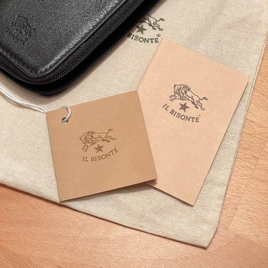 イルビゾンテ　レザーペンケース　黒