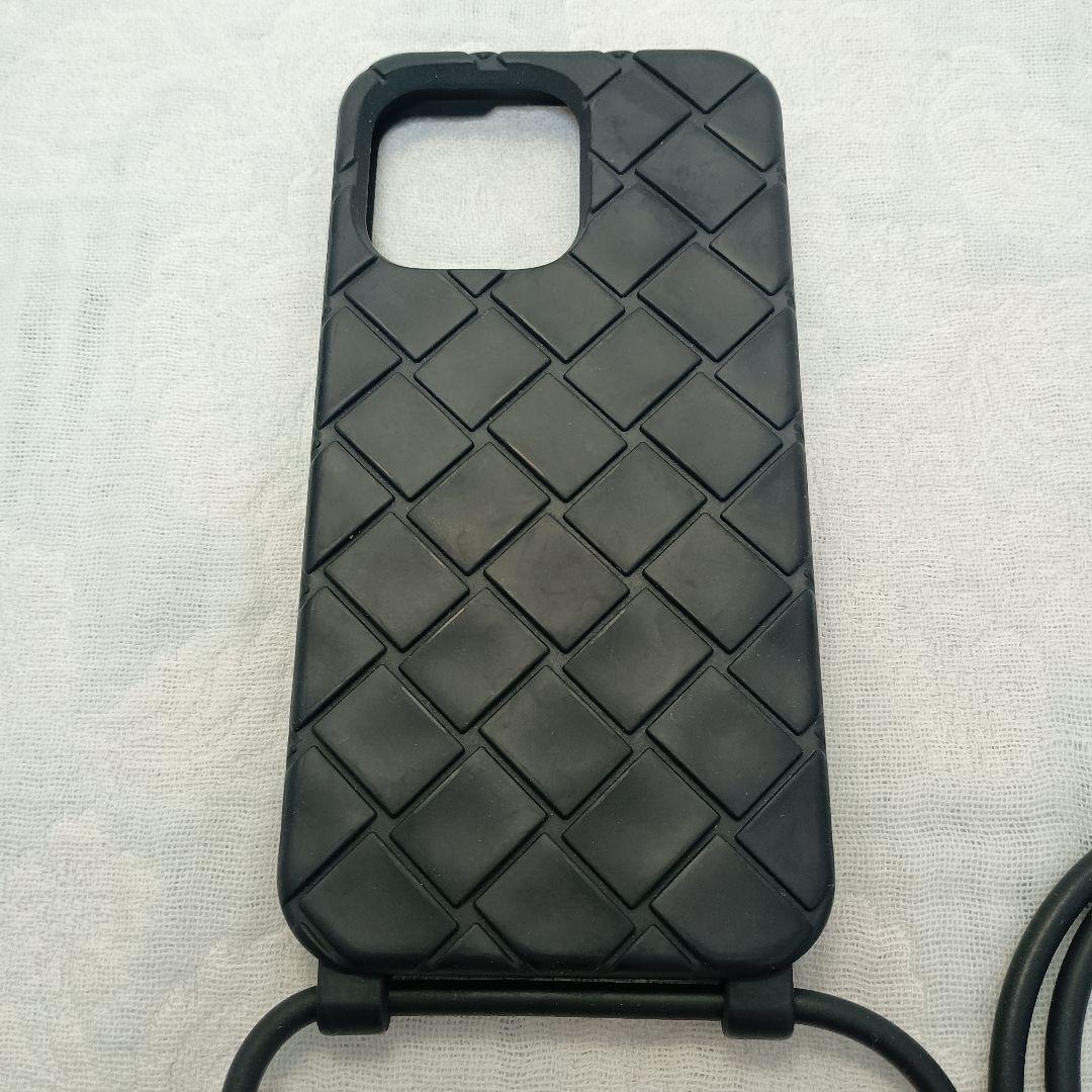 BOTTEGA VENETA iPhone13Pro Max シリコンケース 黒 - メルカリ