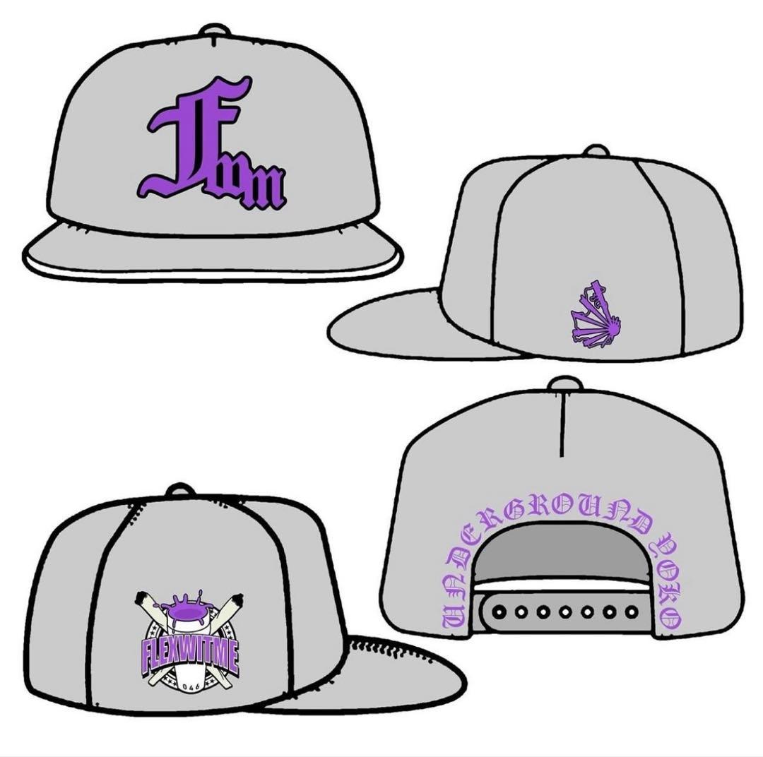 FLEX WIT ME キャップ グレーの通販はau PAY マーケット - 輸入雑貨の