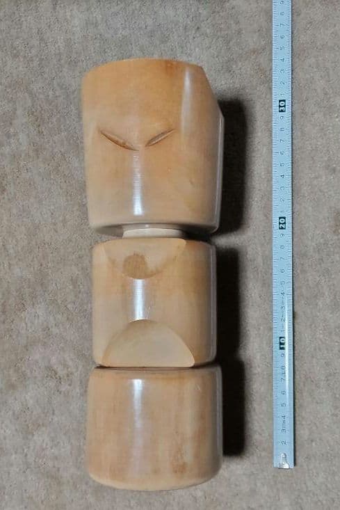 田中治正作 創作こけし 2体 童女 内閣総理大臣賞受賞 郷土玩具 美術品