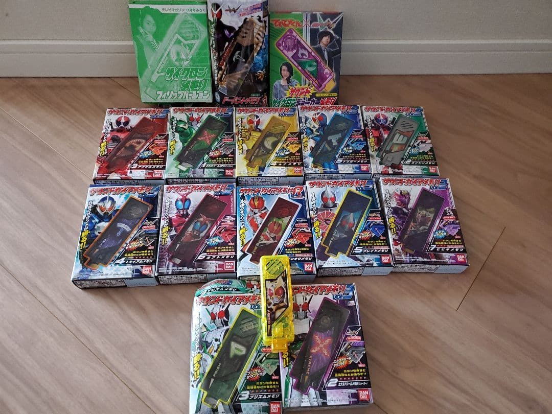 仮面ライダーw 変身セット 19個