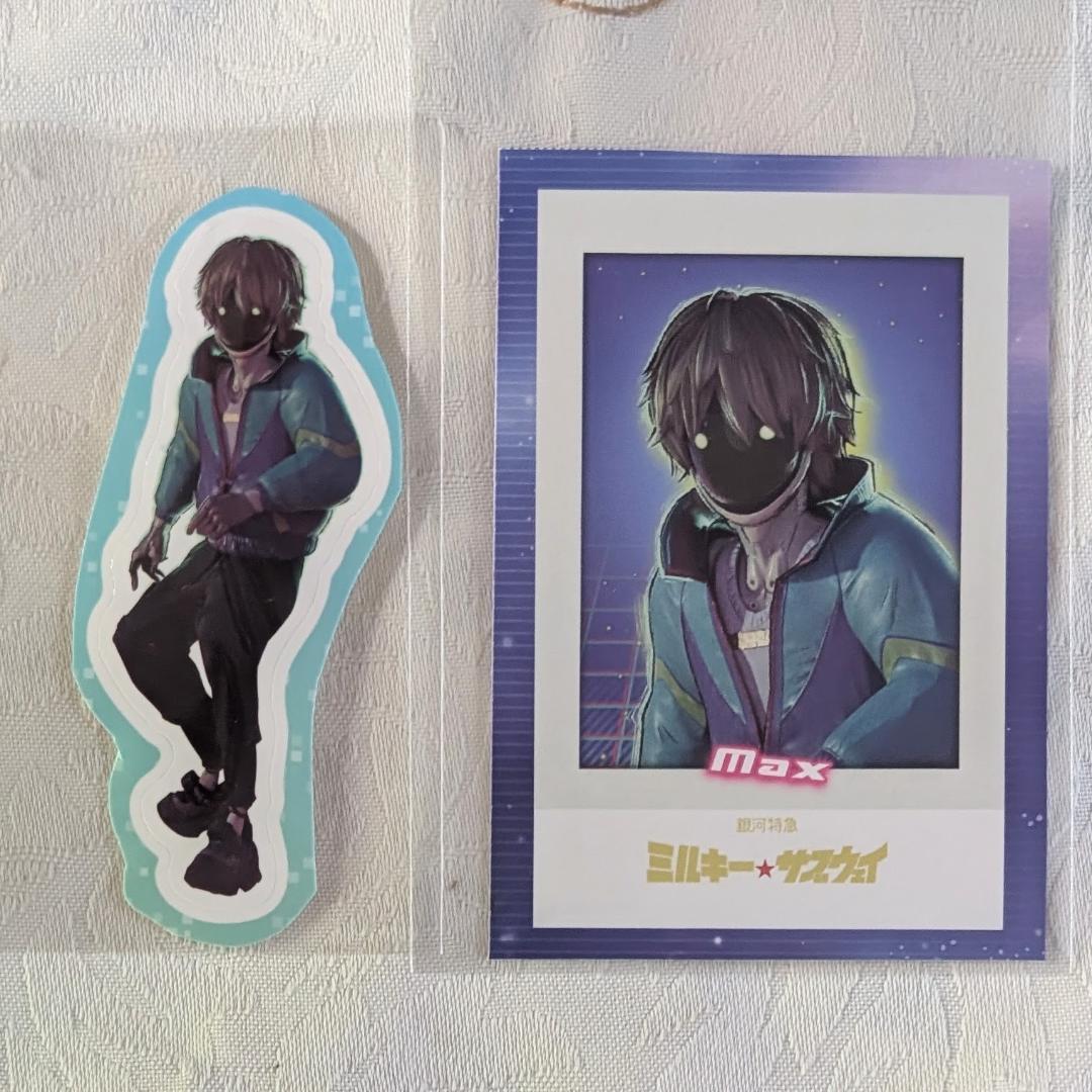 ミルキーサブウェイ カート＆マックス アクブロ 缶バッジ アクキー フォトカード