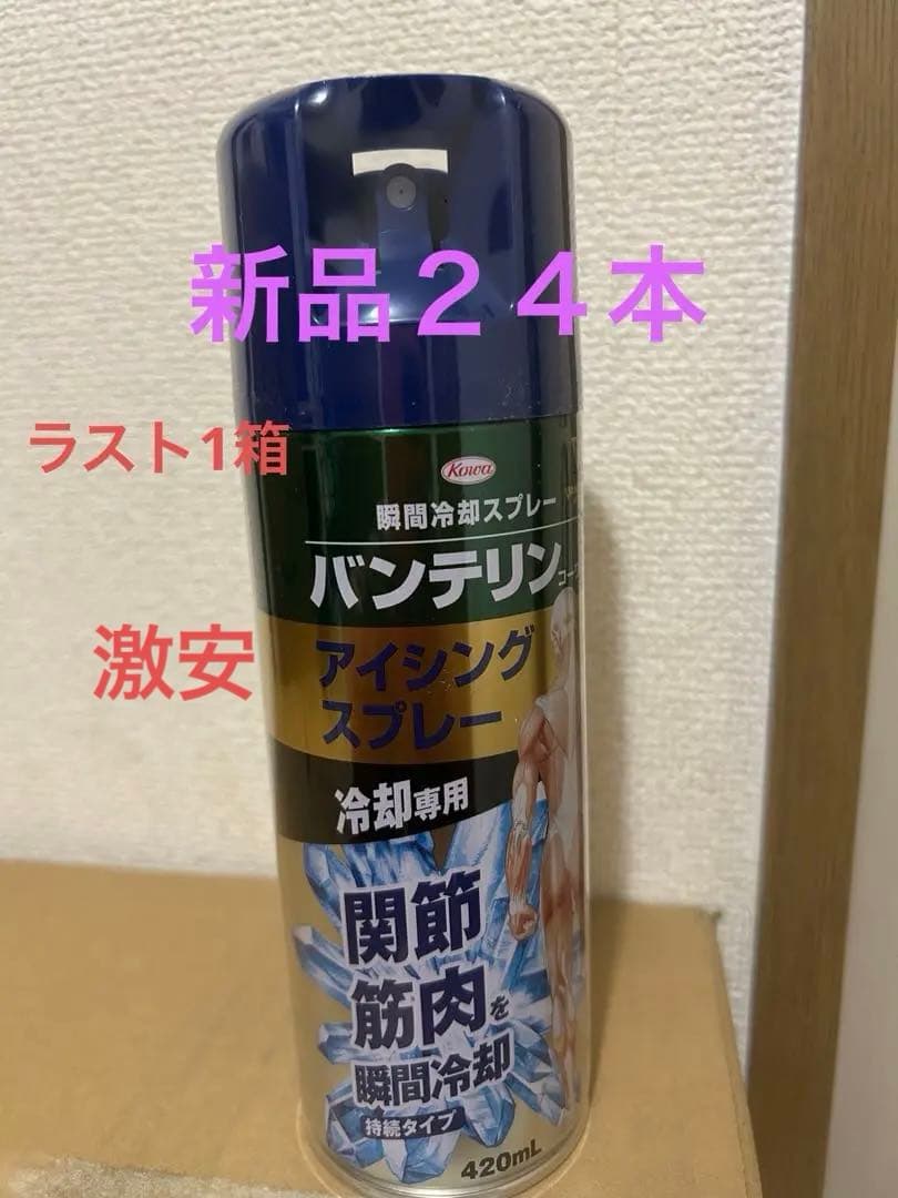 バンテリン アイシングスプレー 24本 コールドスプレー 冷却