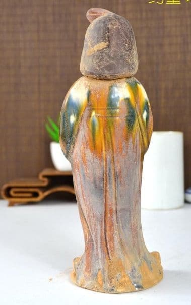 唐の時代の遊び、陶磁器の唐三彩、人の埴輪の唐代の貴婦人