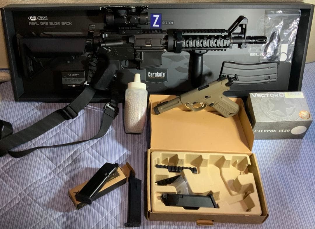 CQBR BLOCK1 リアルガスブローバック即席突撃兵セット CQBR BLOCK1