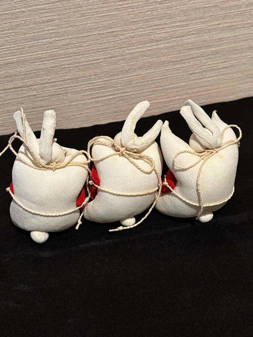 うさぎの雛人形　10体　ちりめん製　美品