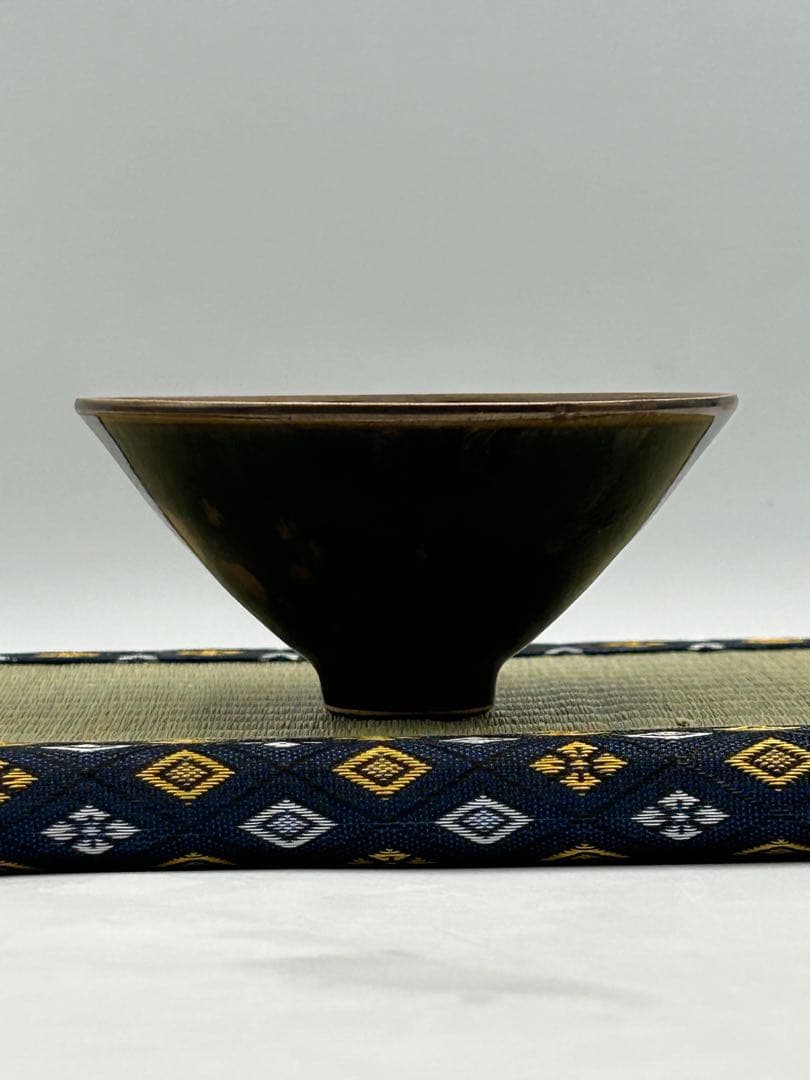 ☆0060宋時 定窯 褐斑盃 ☆天目茶碗 茶道具 茶器 唐物天目 - メルカリ