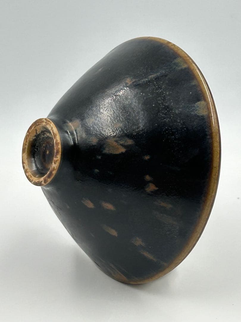 ☆0060宋時 定窯 褐斑盃 ☆天目茶碗 茶道具 茶器 唐物天目 - メルカリ