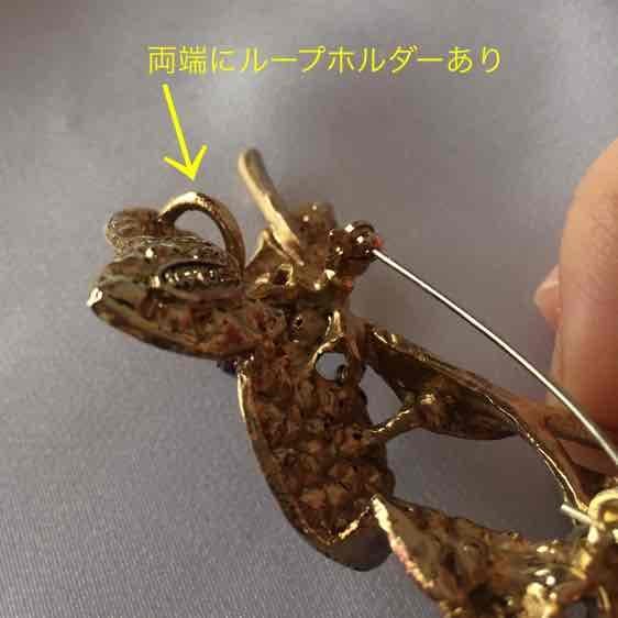 ブローチ・ネックレス】フランス買い付け＊胡蝶蘭 髪につけても素敵です