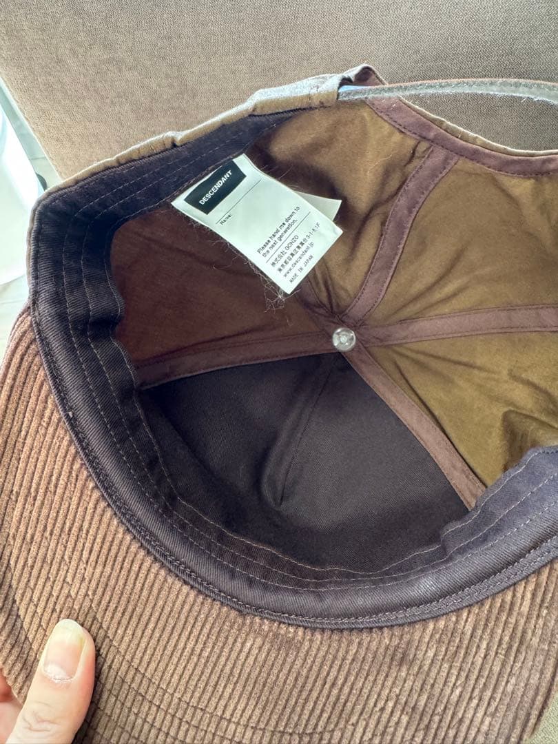 DESCENDANT 2017AWブラウンキャップ LLサイズ - メルカリ