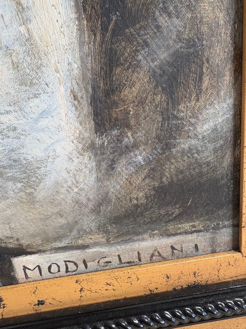 未使用　モディリアーニレプリカ　額縁入り