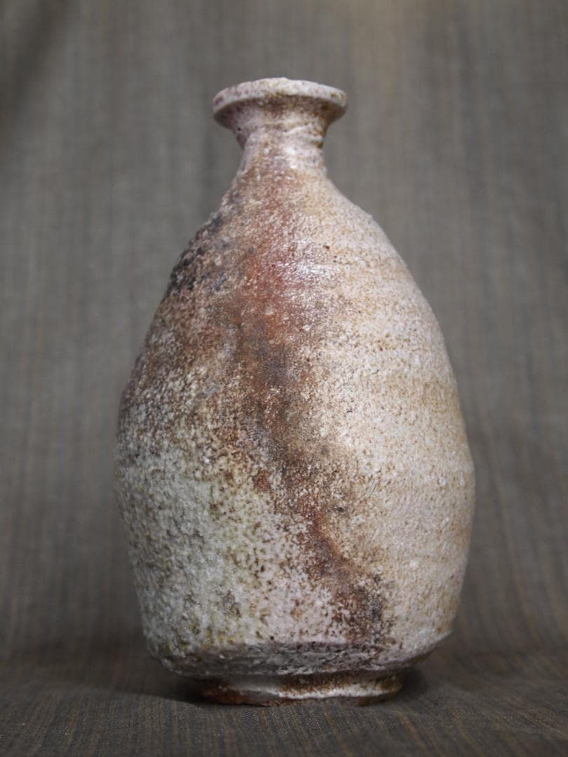 人気作家★山田浩之★信楽【窯変】花入★共箱・布