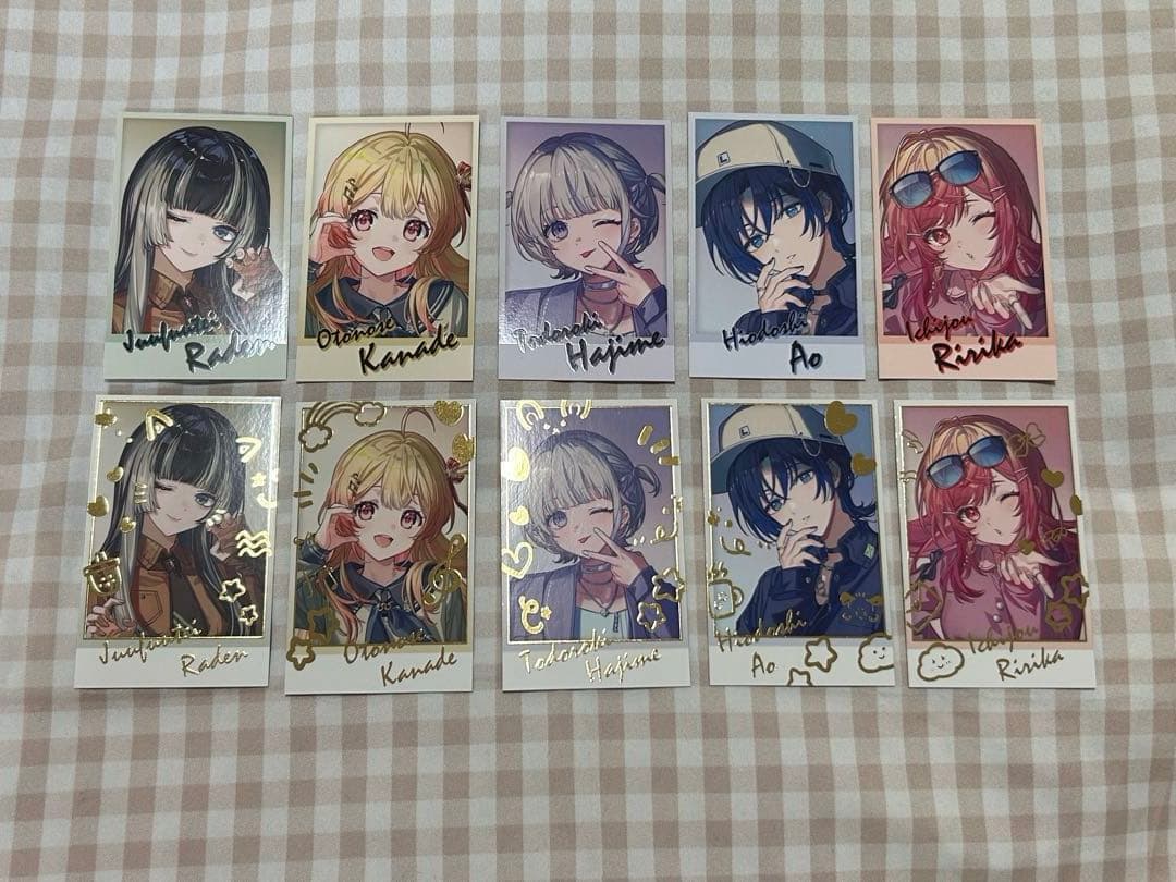 ReGLOSS 2周年 ランダムチェキ風カード コンプリート 10種 ホロライブ