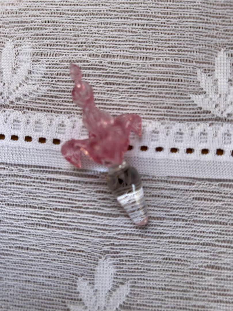 ベネチアングラス ムラーノガラス 香水瓶 ピンクが綺麗