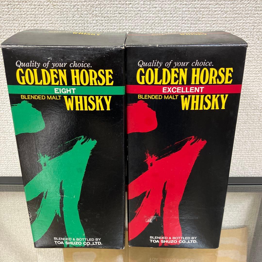 未開栓】ゴールデンホース スコッチ モルト ウィスキー 2本セット