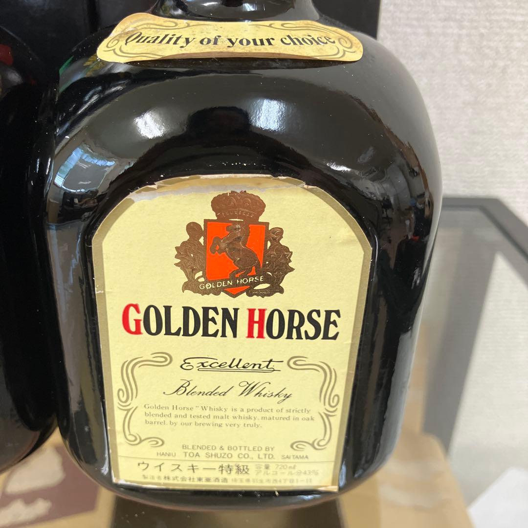 未開栓】ゴールデンホース スコッチ モルト ウィスキー 2本セット
