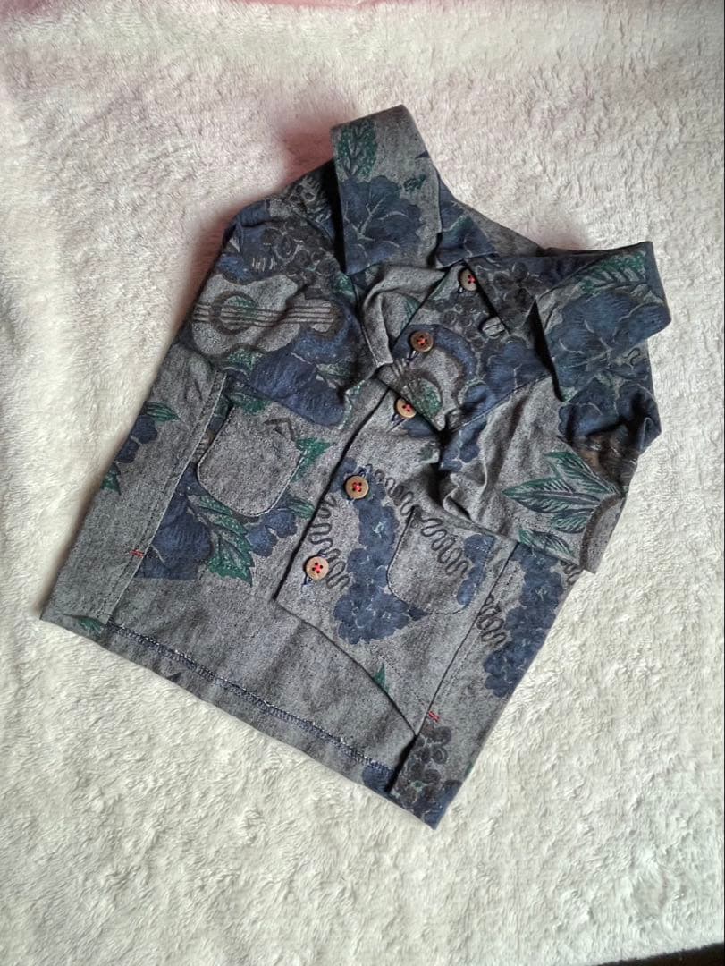 お値下げ アトリエg.g 犬服 ボタニカル柄シャツ