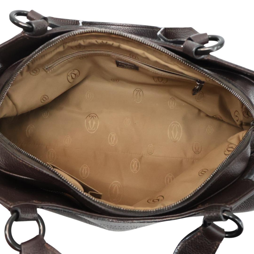 Cartier カルティエ マルチェロ 2way ハンドバッグ パンチングロゴ