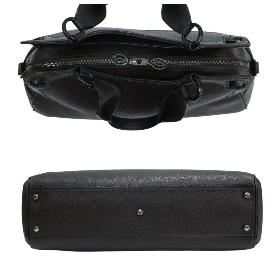 Cartier カルティエ マルチェロ 2way ハンドバッグ パンチングロゴ