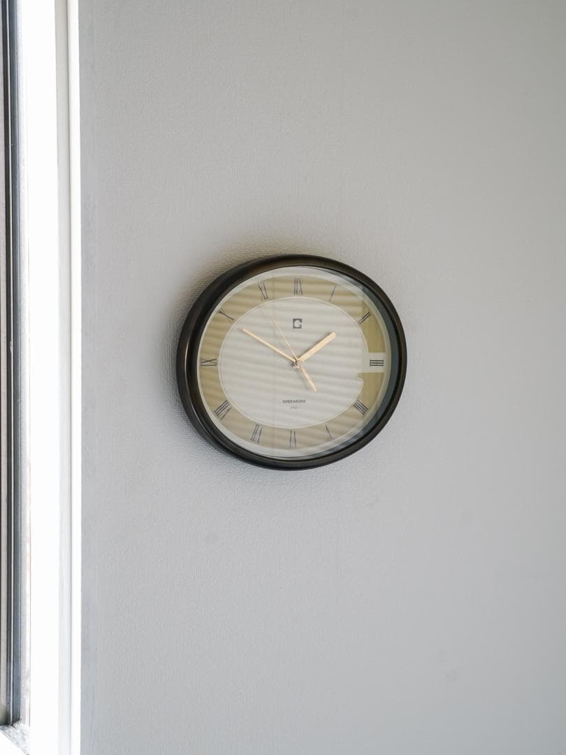 ヴィンテージ \"GHERARDINI\" 掛時計 ミッドセンチュリー ITALY