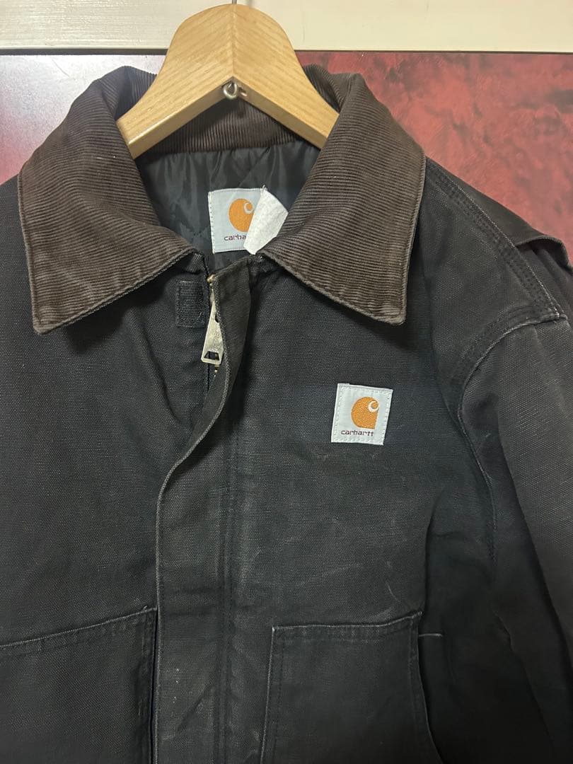 Carhartt ダークブラウン コットンジャケット