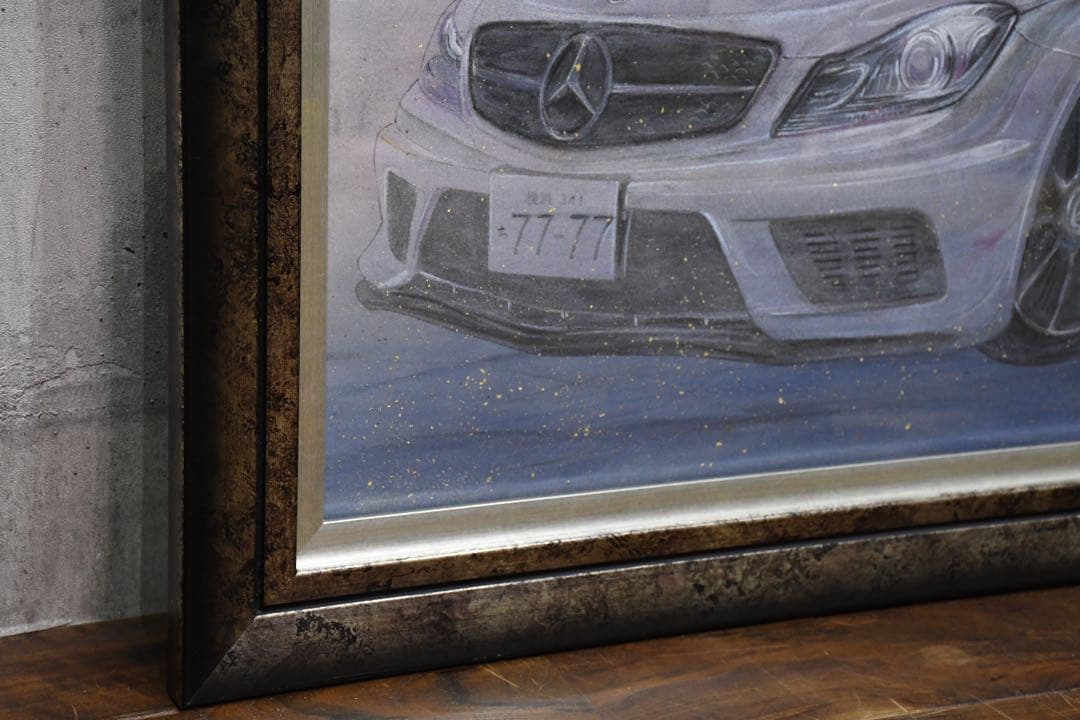 CHC6 真作保証 金子朋樹 悠久の風 金箔仕様 肉筆 日本画 印有 共シール