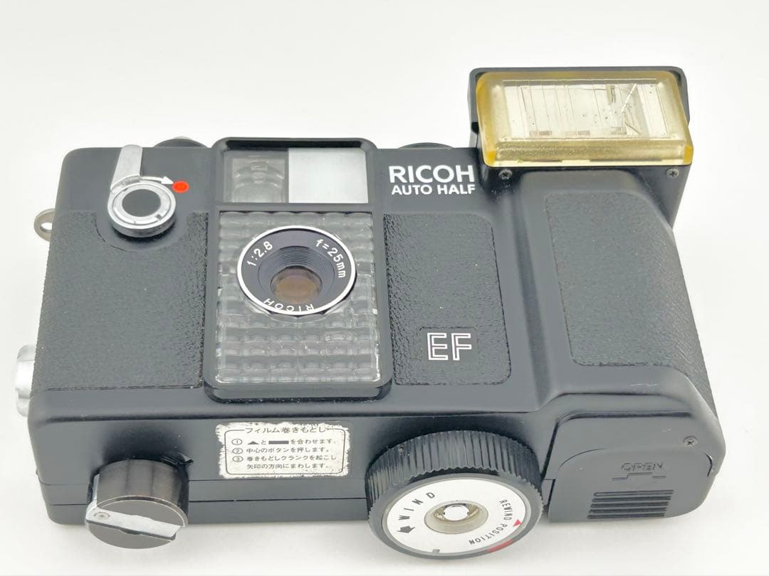 完動品】RICOH AUTO HALF EF モルト貼替・動作確認済