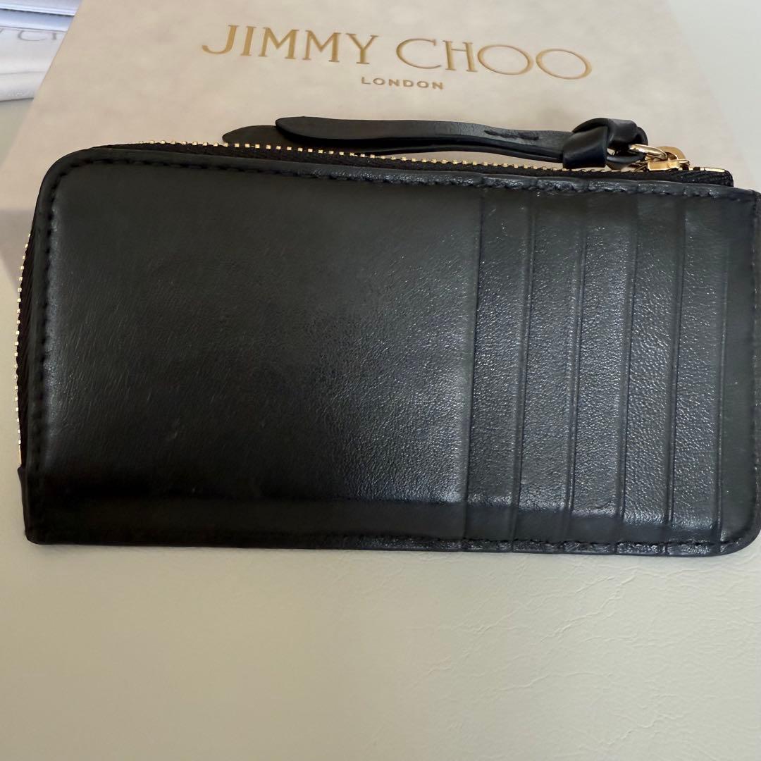 【美品】ジミーチュウ LISE-Z カードケース フラグメントケース 黒