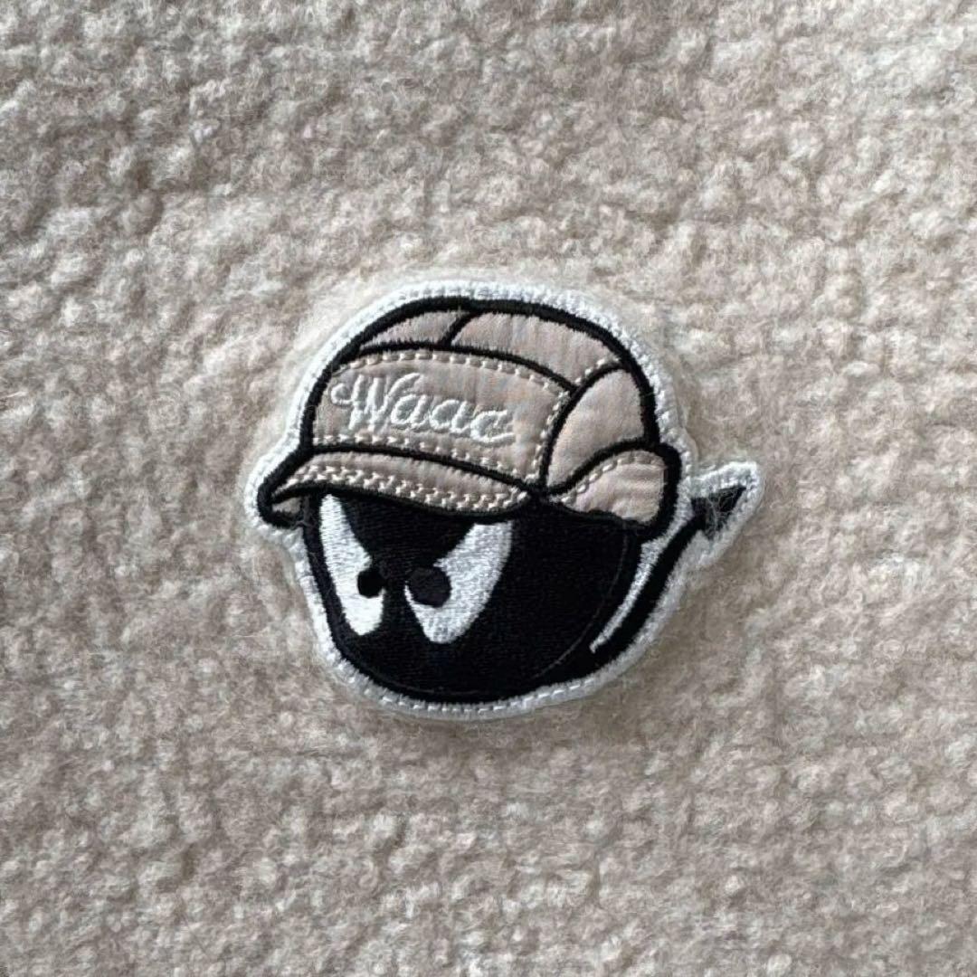 WAAC ウール ボア 異素材ドッキング プルオーバー 暖かい ワック 中綿