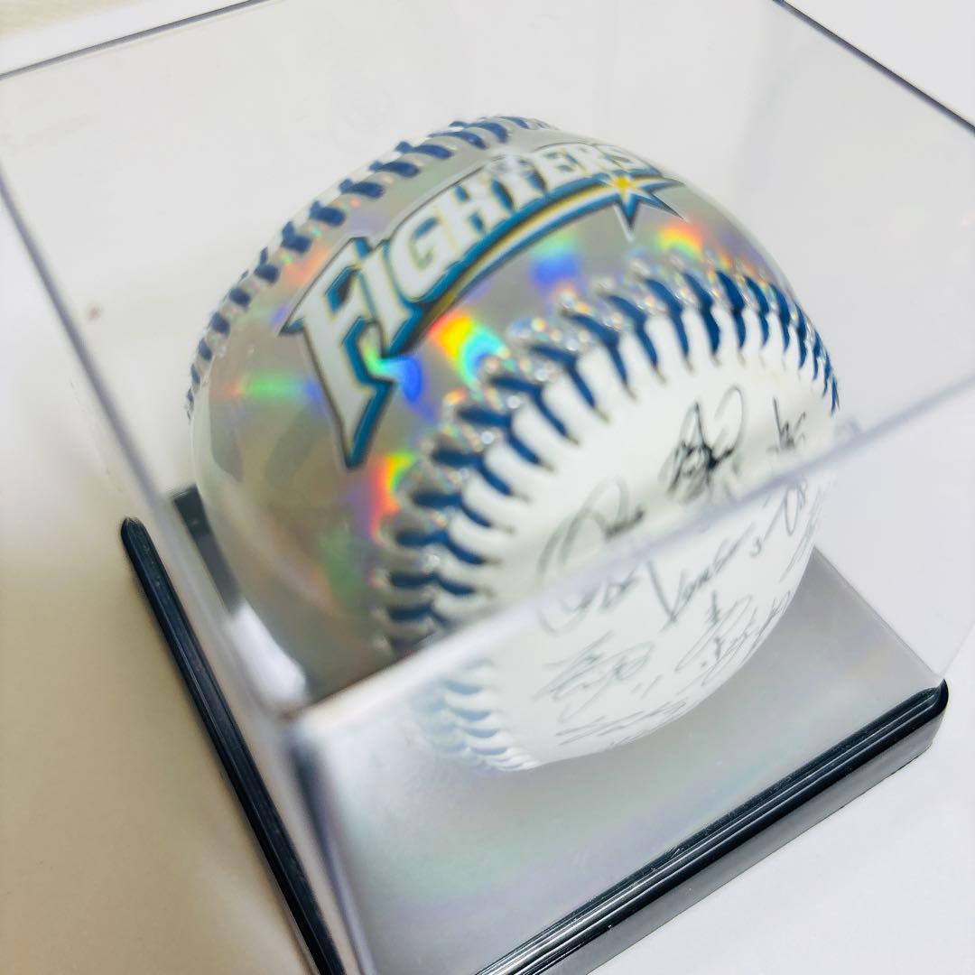 栗山英樹 サインボール 2個セット　メタリックボール