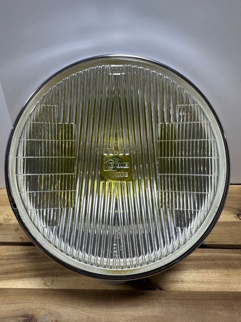 美品 希少廃盤品当時物シビエ一文字180πシビエ凸レンズ付ヘッドライトCIBIE
