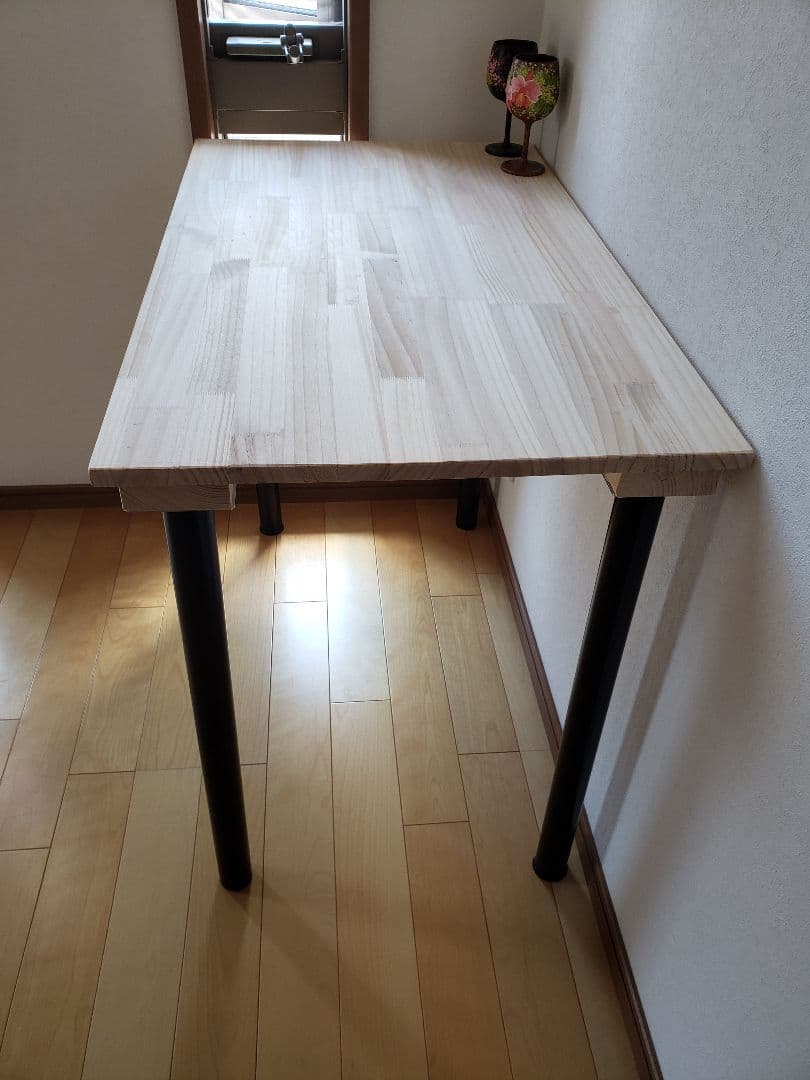 E*M様 90✕54 パソコンテーブル ジャコビーン　無垢材　無塗装　天然