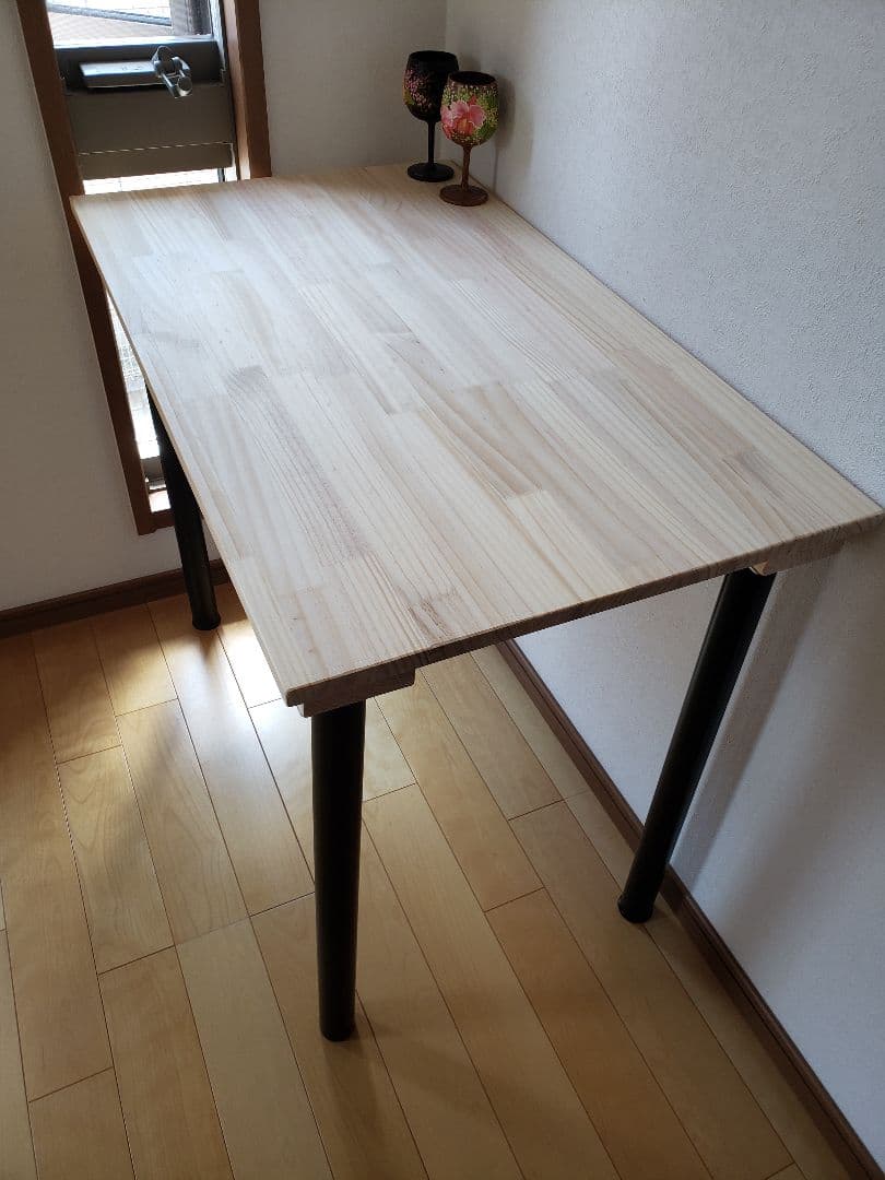 E*M様 90✕54 パソコンテーブル ジャコビーン　無垢材　無塗装　天然