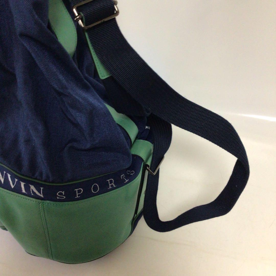 LANVIN SPORTS ショルダーバッグ ネイビー/グリーン