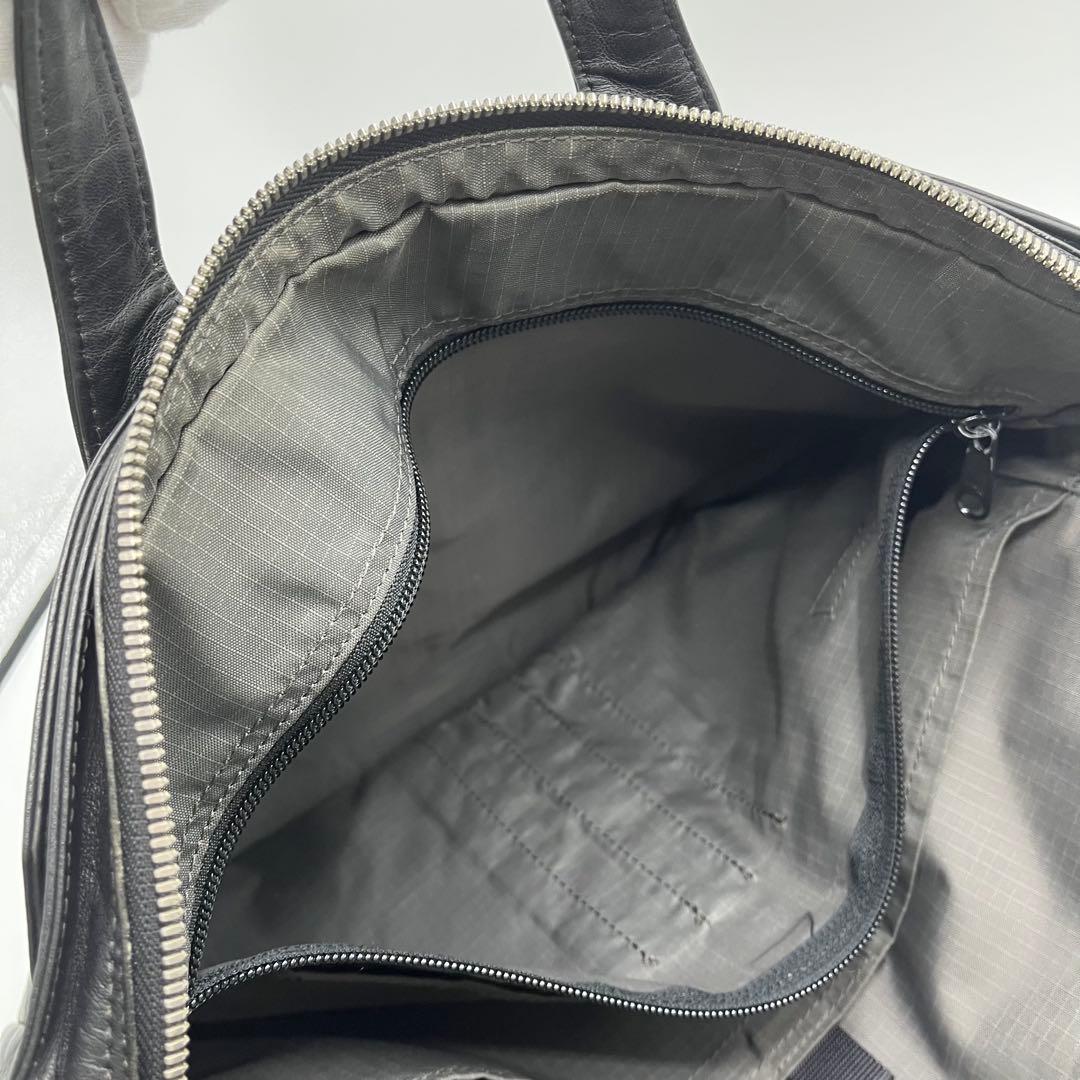 【希少】PORTER タウゼン オールレザー ブリーフケース　ビジネスバッグ　黒