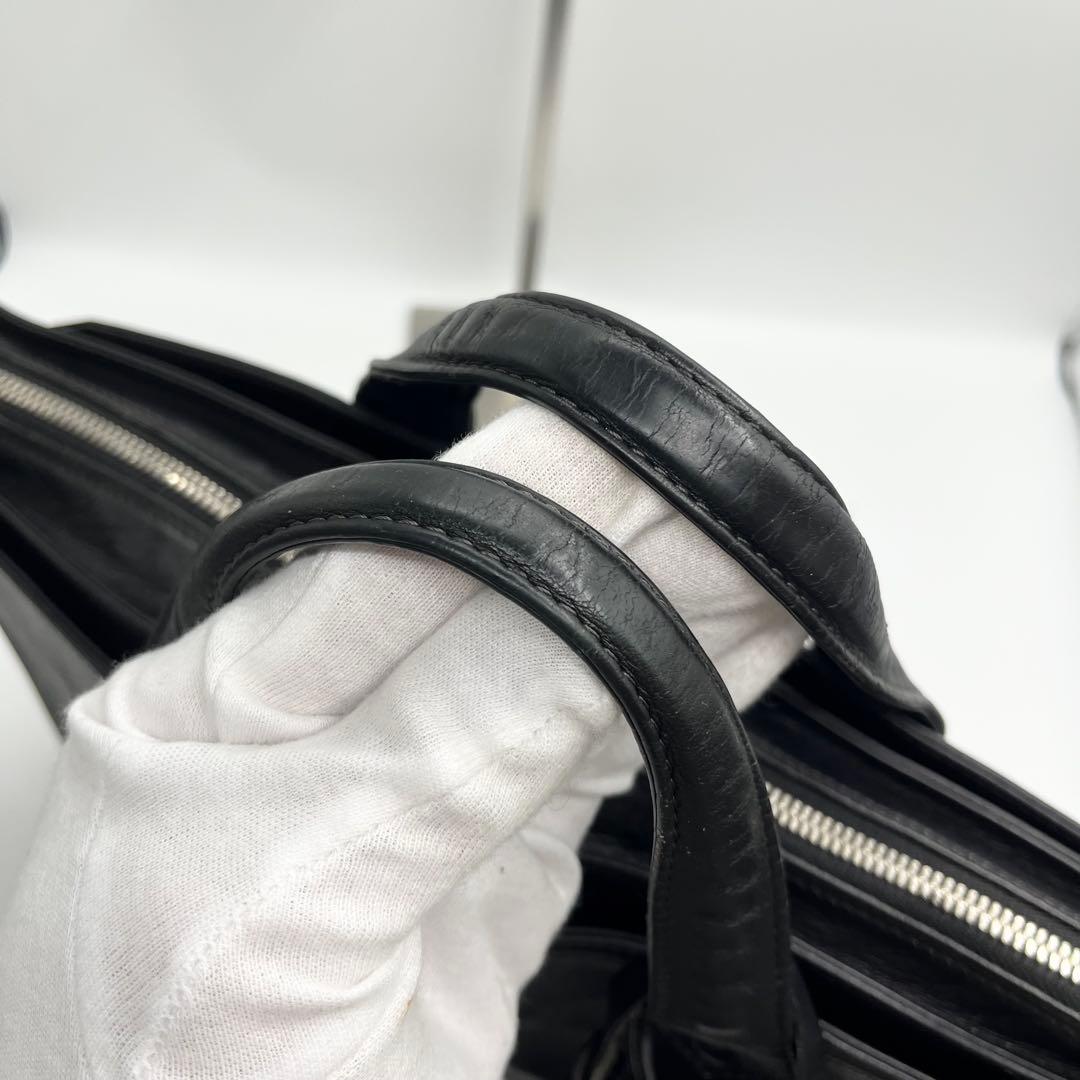 【希少】PORTER タウゼン オールレザー ブリーフケース　ビジネスバッグ　黒