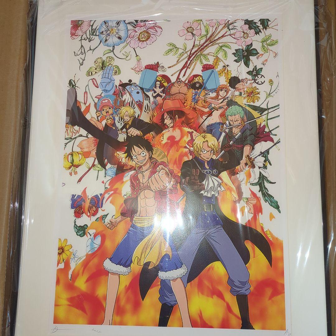 貴重】【限定】『ワンピース』DEATH NYC 額付き 現代アートポスター